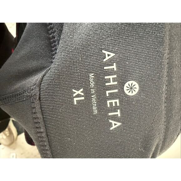 Athleta Painted Cuteness 2-in-1 Skirt Capri Leggings XL Pink Purple Gray Activew - Picture 3 of 4